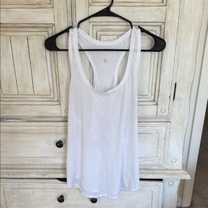 Lululemon White Sleeveless Women's Top